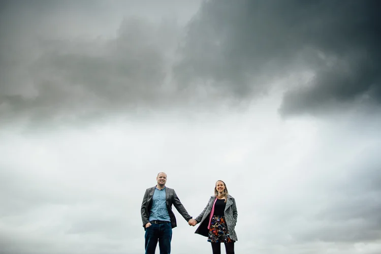 Natalie and Chris's engagement shoot at Wortley Hall — photo 2 of 24