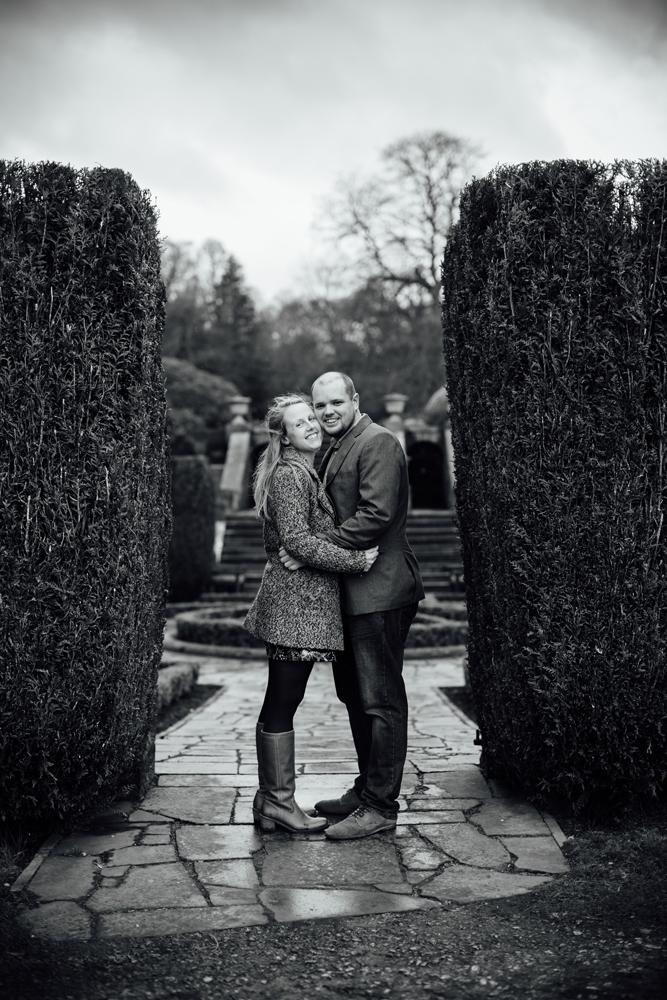 Natalie and Chris's engagement shoot at Wortley Hall — photo 5 of 24