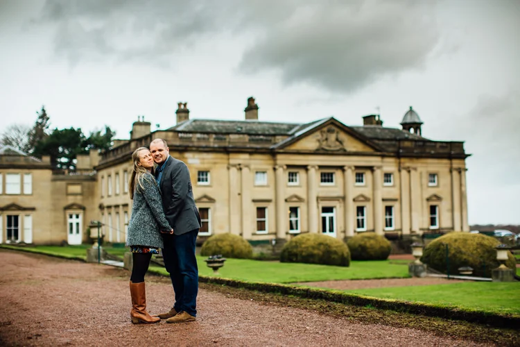 Natalie and Chris's engagement shoot at Wortley Hall — photo 8 of 24