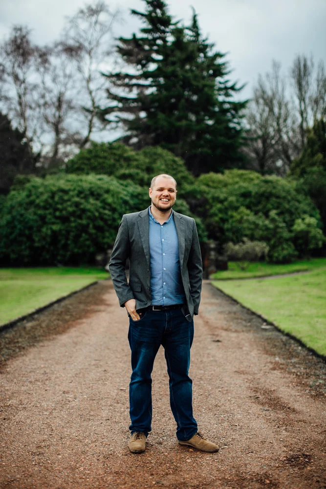 Natalie and Chris's engagement shoot at Wortley Hall — photo 10 of 24