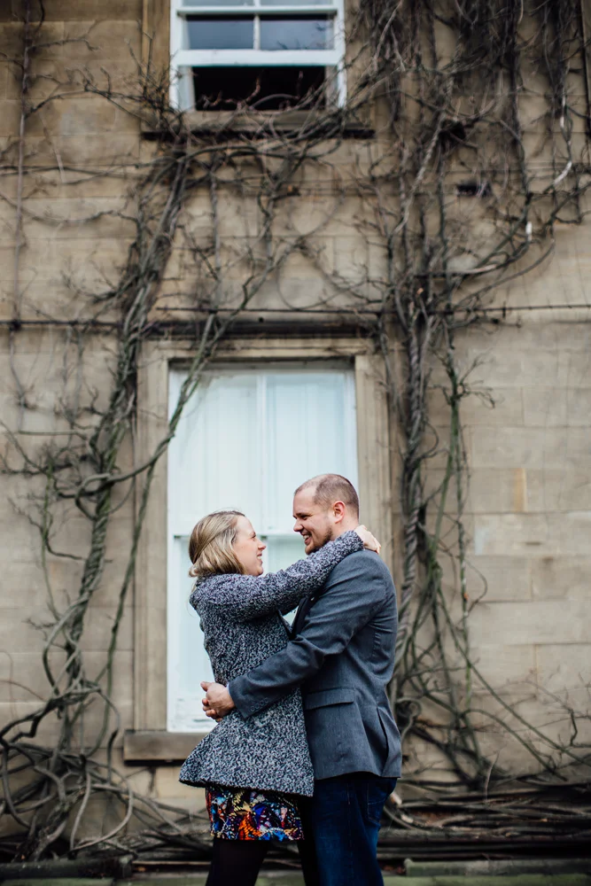 Natalie and Chris's engagement shoot at Wortley Hall — photo 11 of 24