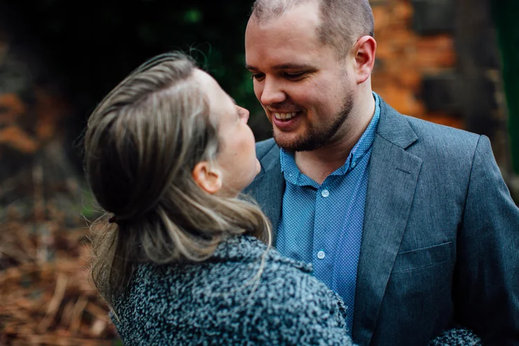 Natalie and Chris's engagement shoot at Wortley Hall — photo 18 of 24