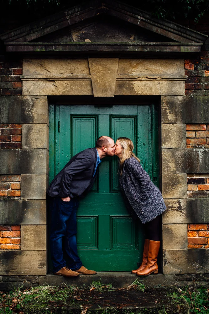 Natalie and Chris's engagement shoot at Wortley Hall — photo 17 of 24