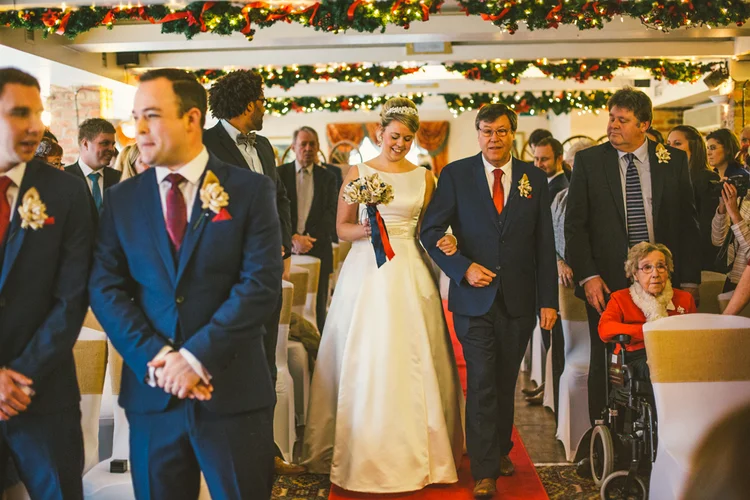 Gemma and Chris's winter wedding at The Garrison, Sheffield — photo 26 of 47