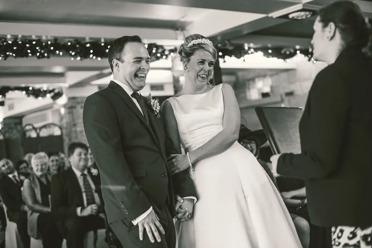 Gemma and Chris's winter wedding at The Garrison, Sheffield — photo 29 of 47