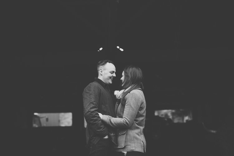 Carys and Nick's farmyard engagement shoot in Rotherham — photo 13 of 28