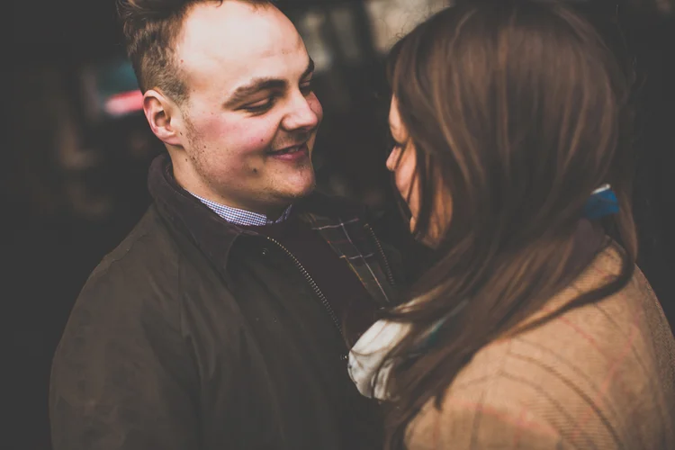 Carys and Nick's farmyard engagement shoot in Rotherham — photo 15 of 28