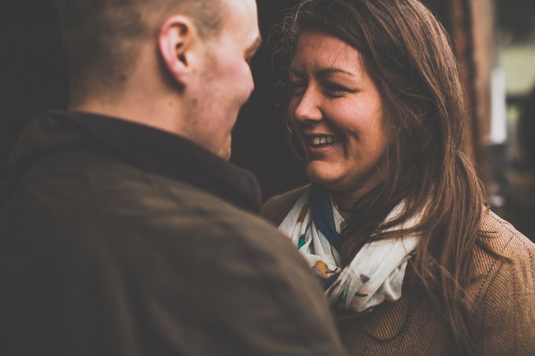 Carys and Nick's farmyard engagement shoot in Rotherham — photo 16 of 28