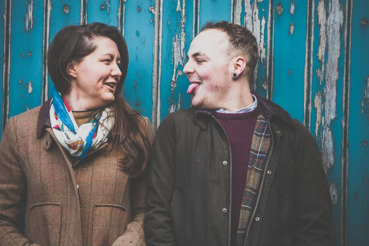 Carys and Nick's farmyard engagement shoot in Rotherham — photo 21 of 28