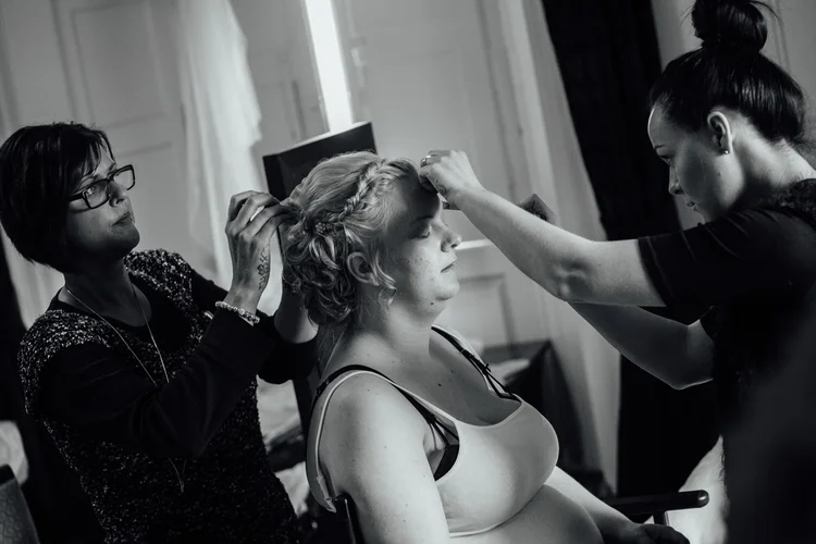 Zoe and Marc's wedding at Wortley Hall, Barnsley — photo 11 of 69