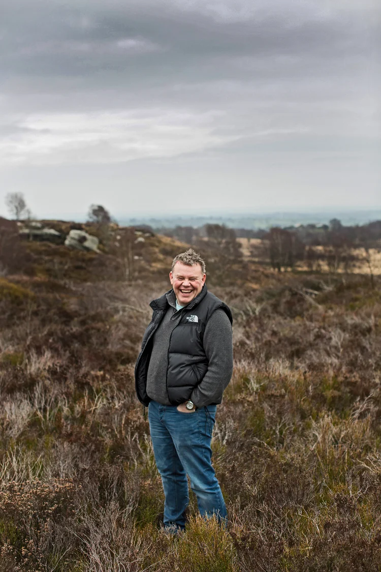 Liz and Mark's engagement shoot at Brimham Rocks, North Yorkshire — photo 7 of 11