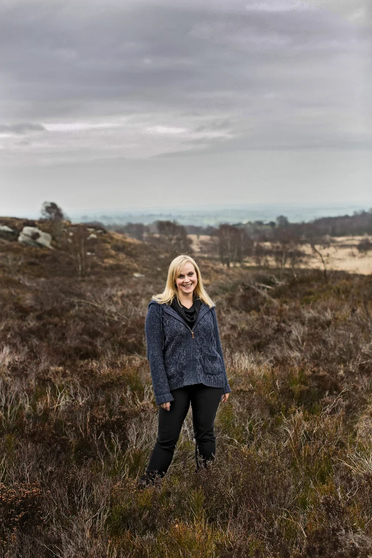 Liz and Mark's engagement shoot at Brimham Rocks, North Yorkshire — photo 8 of 11