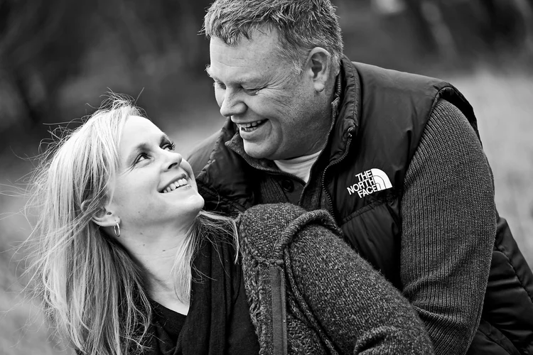 Liz and Mark's engagement shoot at Brimham Rocks, North Yorkshire — photo 11 of 11