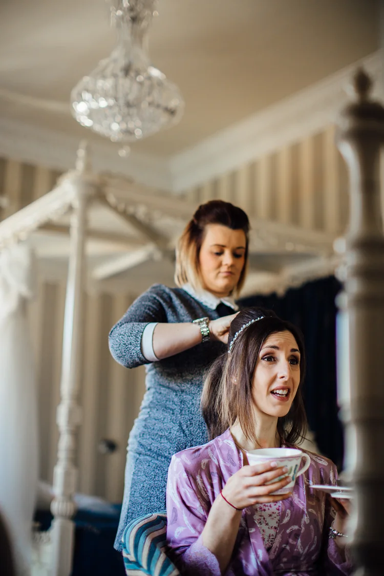 Zoe and Dan's wedding at Ringwood Hall, Chesterfield — photo 9 of 76