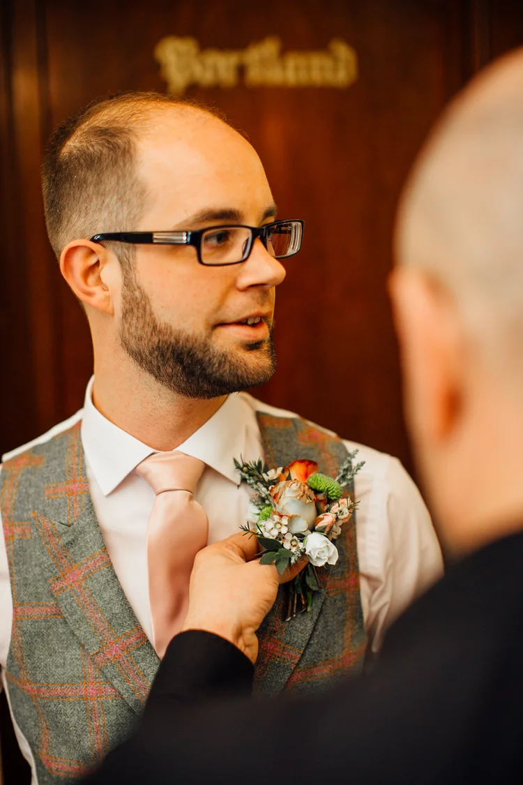 Zoe and Dan's wedding at Ringwood Hall, Chesterfield — photo 14 of 76