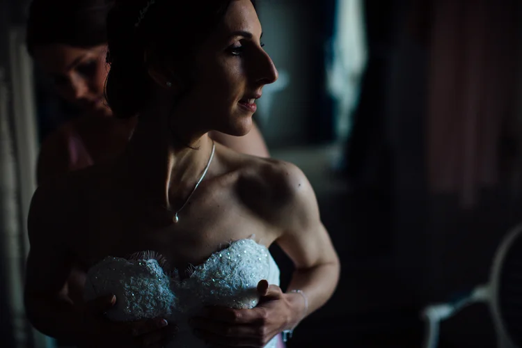 Zoe and Dan's wedding at Ringwood Hall, Chesterfield — photo 16 of 76