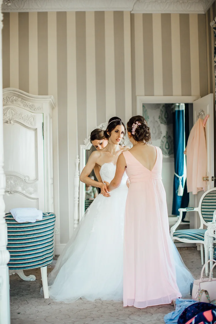 Zoe and Dan's wedding at Ringwood Hall, Chesterfield — photo 18 of 76