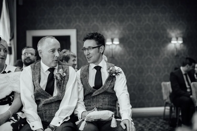 Zoe and Dan's wedding at Ringwood Hall, Chesterfield — photo 32 of 76