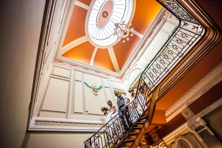 Zoe and Dan's wedding at Ringwood Hall, Chesterfield — photo 34 of 76