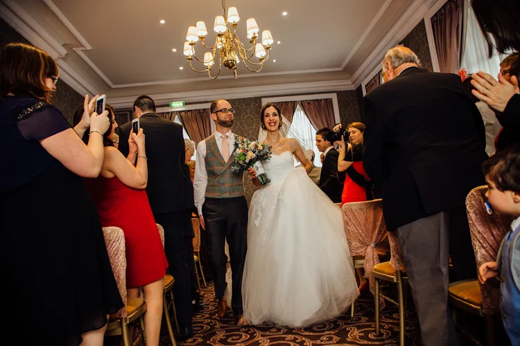 Zoe and Dan's wedding at Ringwood Hall, Chesterfield — photo 42 of 76