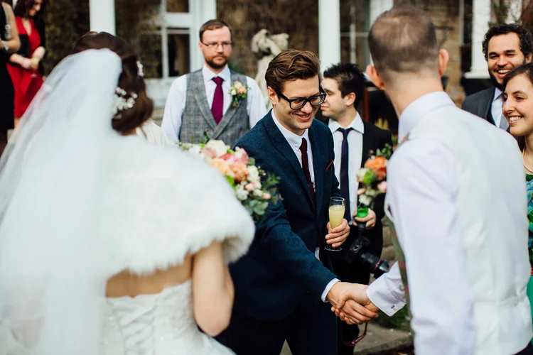 Zoe and Dan's wedding at Ringwood Hall, Chesterfield — photo 44 of 76