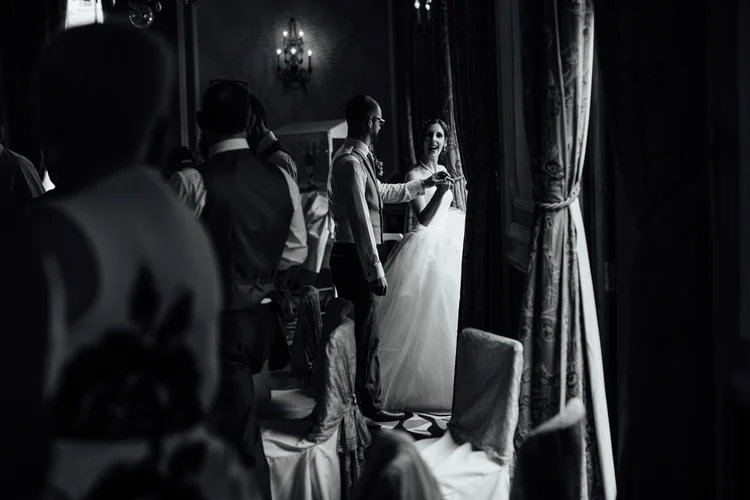Zoe and Dan's wedding at Ringwood Hall, Chesterfield — photo 60 of 76