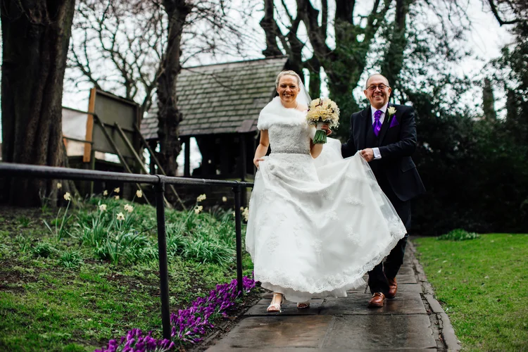 Liz and Darron's wedding in Dronfield, near Sheffield — photo 18 of 48