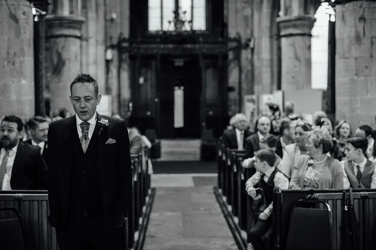 Liz and Darron's wedding in Dronfield, near Sheffield — photo 20 of 48