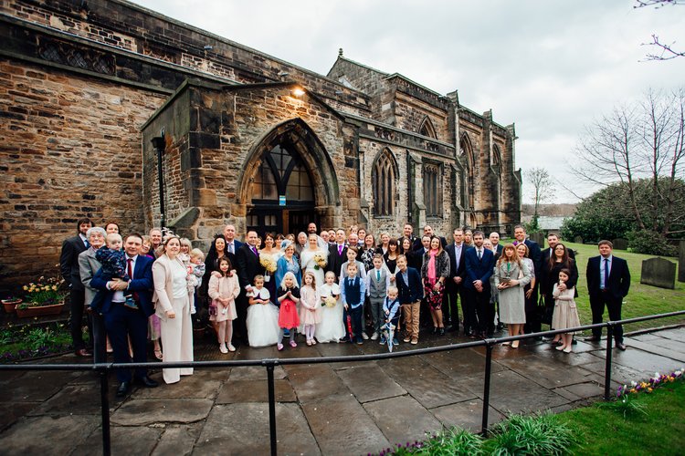 Liz and Darron's wedding in Dronfield, near Sheffield — photo 28 of 48