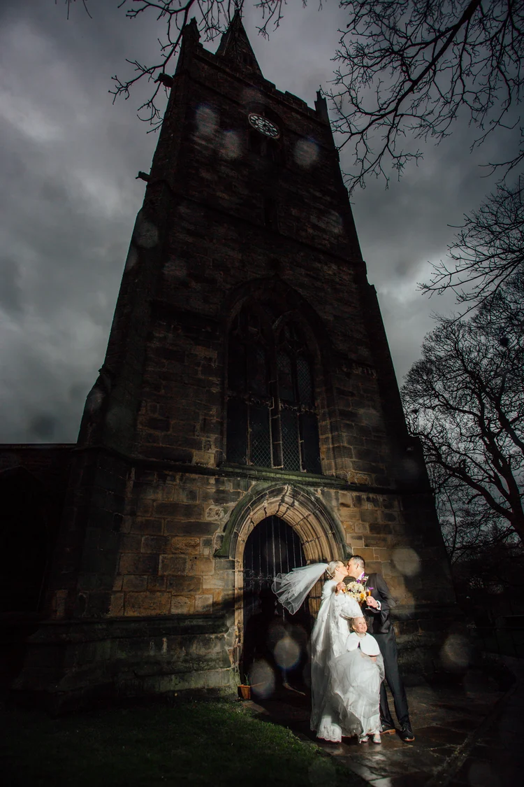 Liz and Darron's wedding in Dronfield, near Sheffield — photo 34 of 48