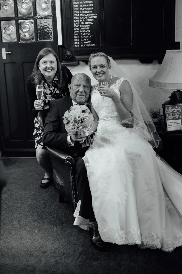 Liz and Darron's wedding in Dronfield, near Sheffield — photo 37 of 48