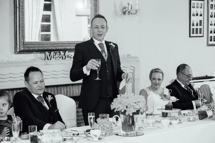 Liz and Darron's wedding in Dronfield, near Sheffield — photo 39 of 48