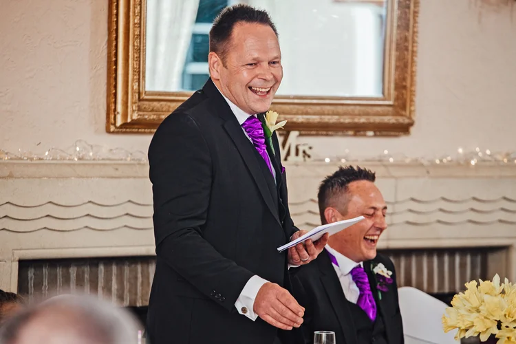 Liz and Darron's wedding in Dronfield, near Sheffield — photo 40 of 48