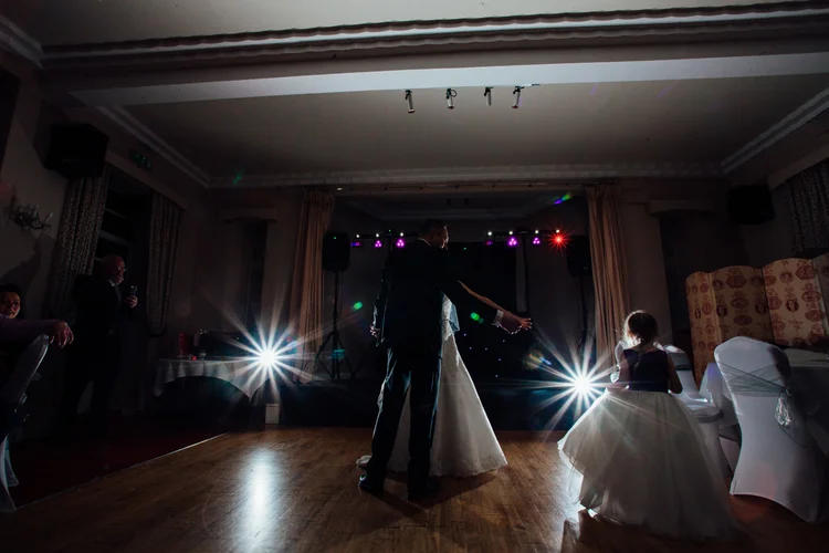 Liz and Darron's wedding in Dronfield, near Sheffield — photo 46 of 48
