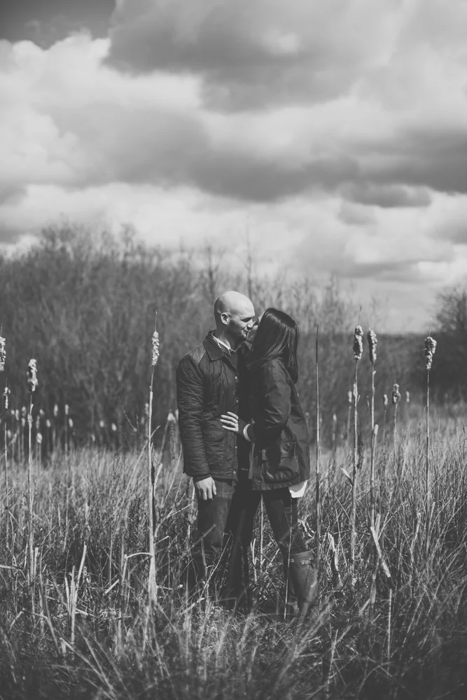 Becky and Leon's pre-wedding shoot at Keppel's Column, Rotherham — photo 7 of 19