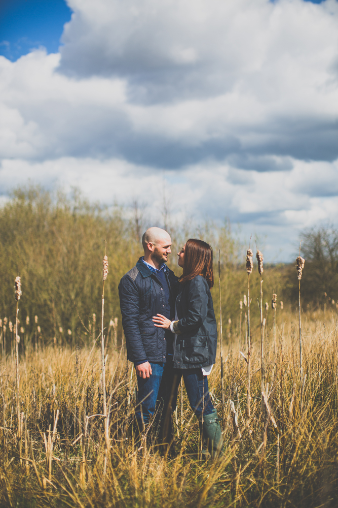 Becky and Leon's pre-wedding shoot at Keppel's Column, Rotherham — photo 8 of 19
