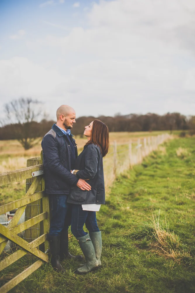 Becky and Leon's pre-wedding shoot at Keppel's Column, Rotherham — photo 16 of 19