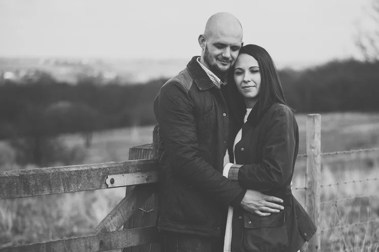 Becky and Leon's pre-wedding shoot at Keppel's Column, Rotherham — photo 19 of 19