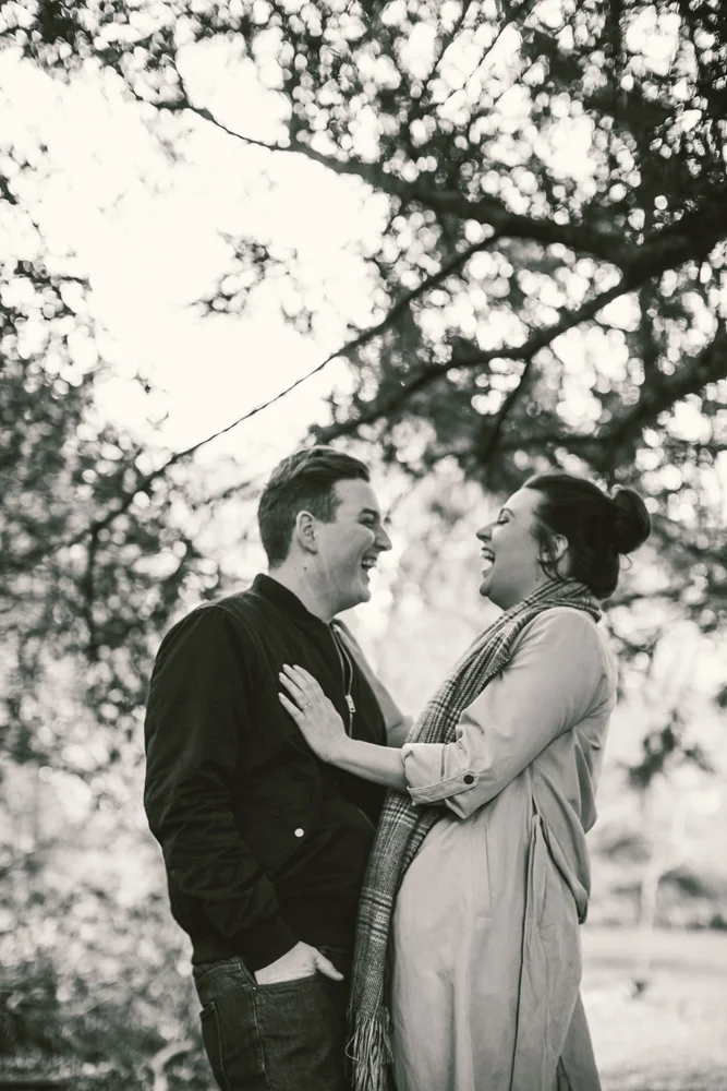 Jennie and Lewis's pre-wedding shoot at Yorkshire Sculpture Park — photo 9 of 31