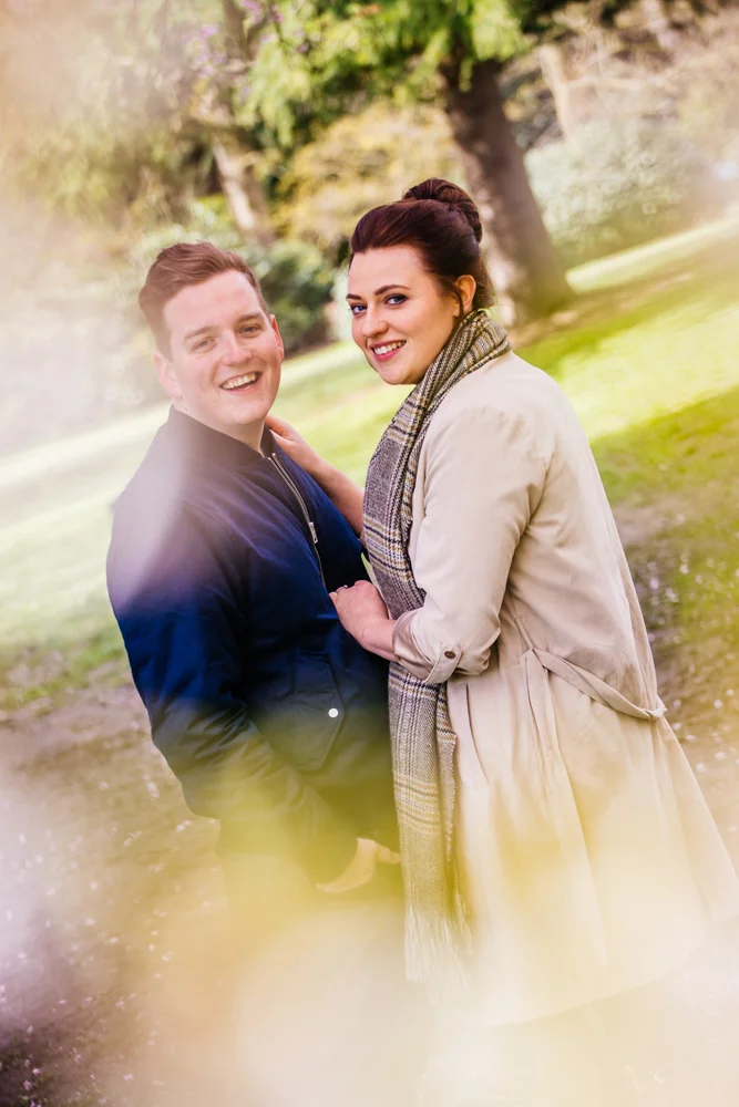 Jennie and Lewis's pre-wedding shoot at Yorkshire Sculpture Park — photo 19 of 31