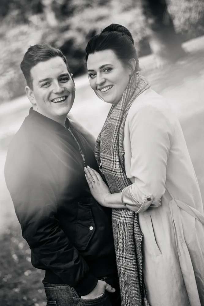 Jennie and Lewis's pre-wedding shoot at Yorkshire Sculpture Park — photo 20 of 31
