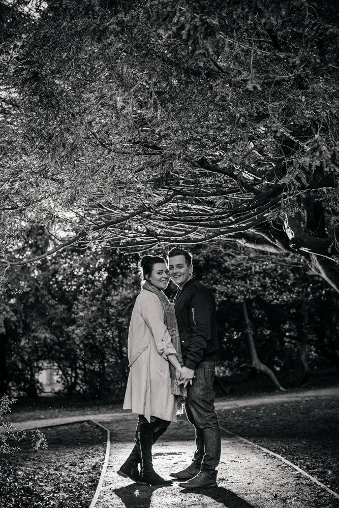 Jennie and Lewis's pre-wedding shoot at Yorkshire Sculpture Park — photo 29 of 31