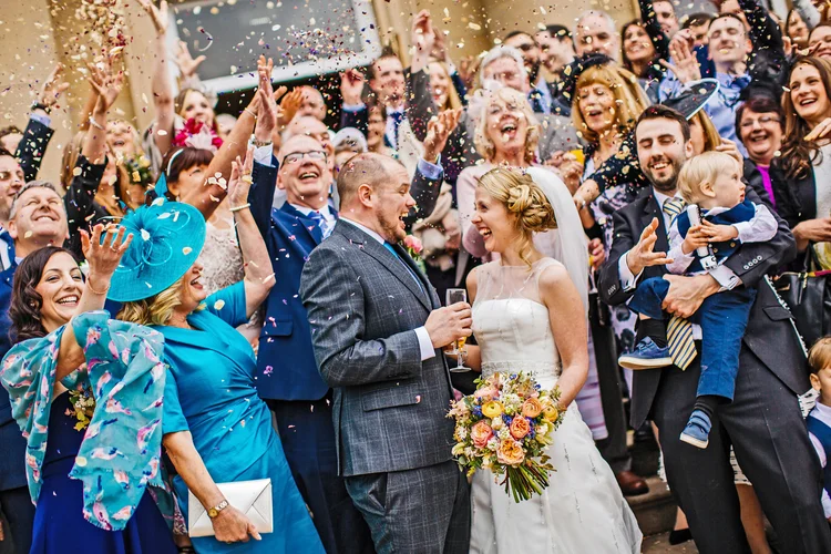 Natalie and Chris's sunny wedding at Wortley Hall, Sheffield — photo 42 of 86