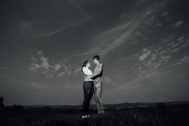 Jennie and Graydon's pre-wedding shoot at Keppel's Column, Rotherham — photo 4 of 21
