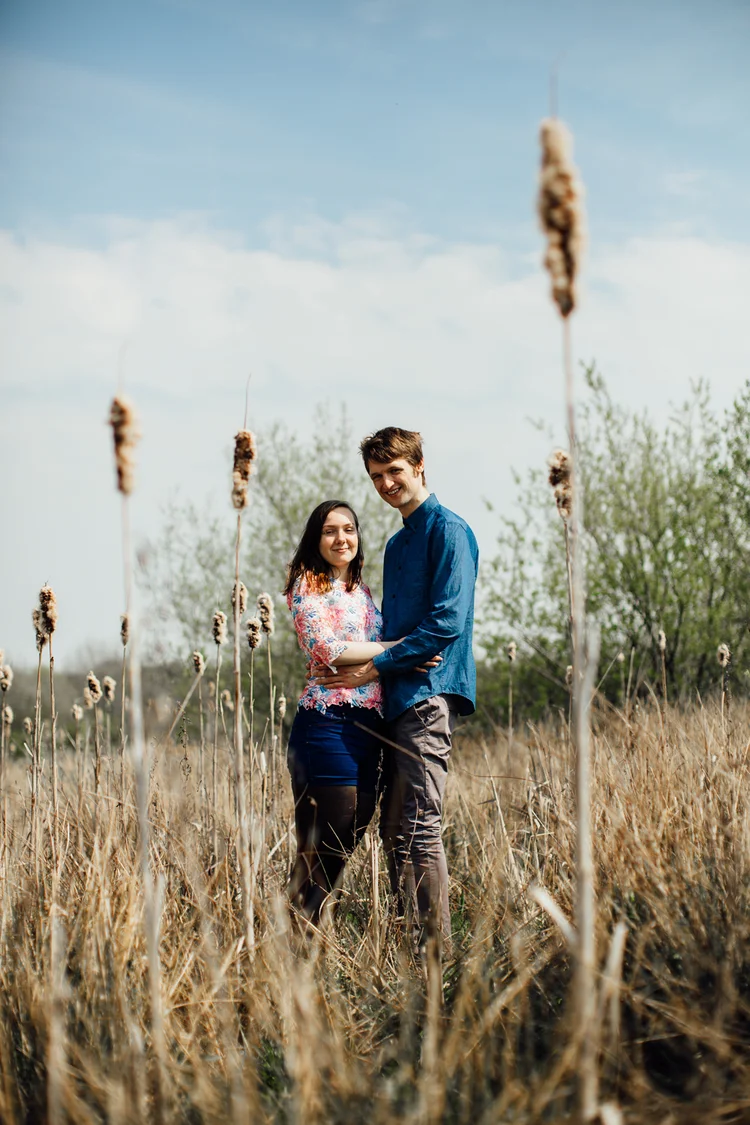 Jennie and Graydon's pre-wedding shoot at Keppel's Column, Rotherham — photo 10 of 21