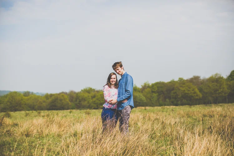 Jennie and Graydon's pre-wedding shoot at Keppel's Column, Rotherham — photo 15 of 21