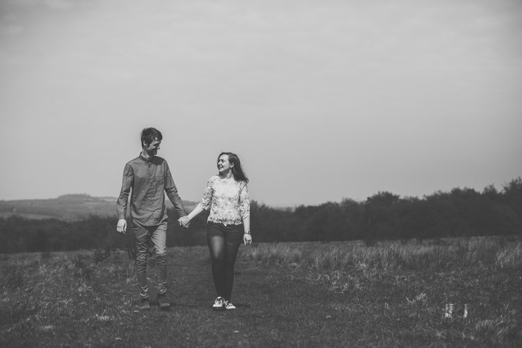 Jennie and Graydon's pre-wedding shoot at Keppel's Column, Rotherham — photo 18 of 21