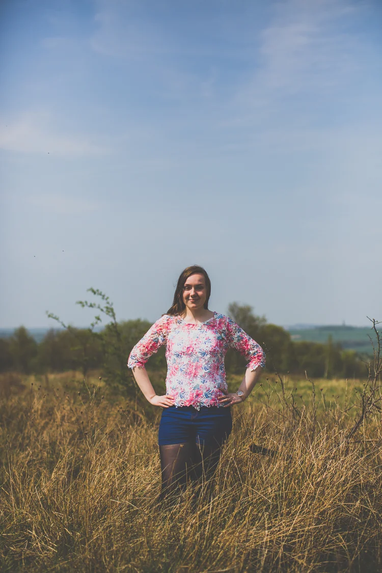 Jennie and Graydon's pre-wedding shoot at Keppel's Column, Rotherham — photo 21 of 21