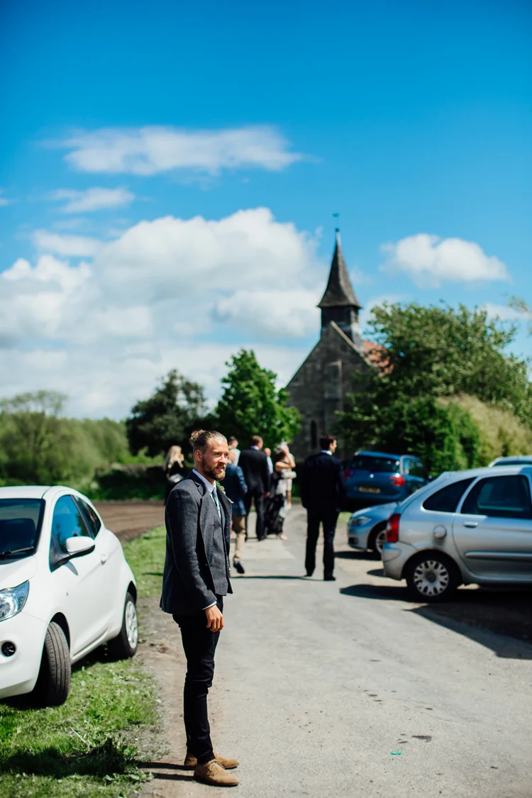 Emily and Kingsley's wedding at Ryther Church, Yorkshire — photo 44 of 109