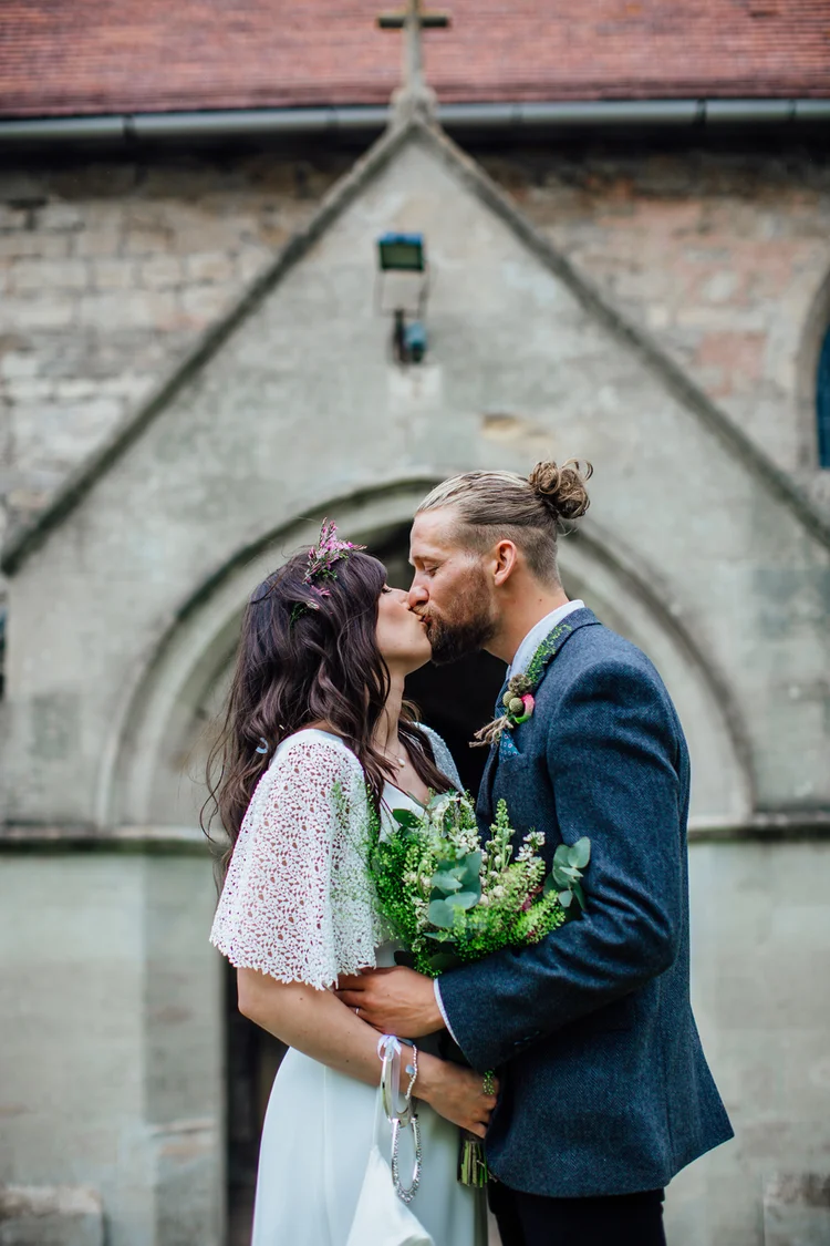 Emily and Kingsley's wedding at Ryther Church, Yorkshire — photo 76 of 109